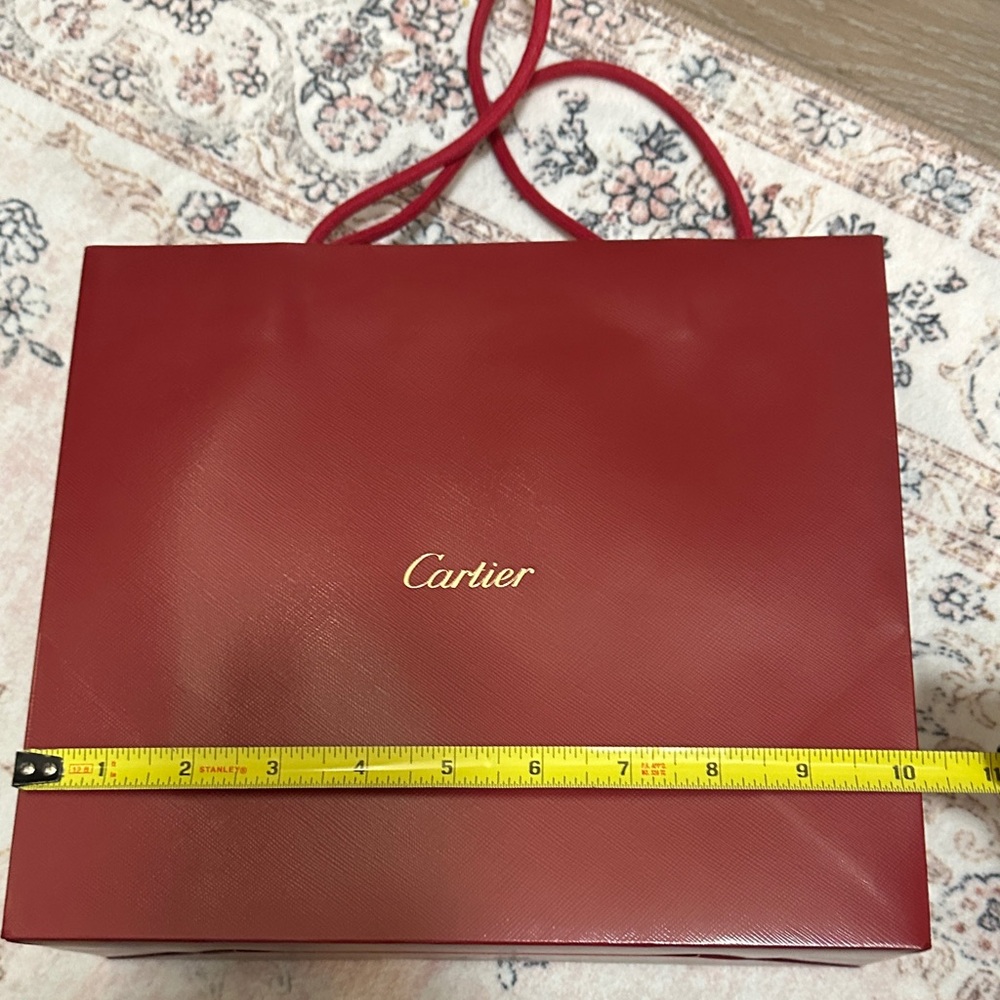 Cartier Deep Red Gift Bag